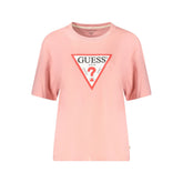 Guess Jeans Pink Cotton Women T-Shirt
